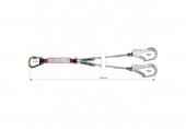 Camp Safety 5040202 Şok Emicili Çift Bacaklı Lanyard 135cm - 1