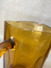 Antika Sarı Kristal Can Sürahi 20,5 cm - 4