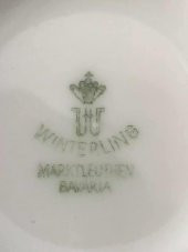 Winterling Markleuthen Bavaria Antika Porselen Fincan Takımı 10 Parça - 5