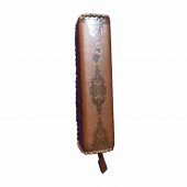 Honarkadeh Suni Deri Fermuarlı Kalemlik 28x6x6,5 Cm - 4