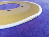 MONGIN Ambalaj Kesim Makinesi Bıçağı 300x1,2x110 mm - Kağıt Bobin Dilme Kesici Daire Elmas thumbnail 6