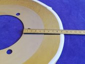 MONGIN Ambalaj Kesim Makinesi Bıçağı 300x1,2x110 mm - Kağıt Bobin Dilme Kesici Daire Elmas thumbnail 7