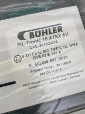 Bühler FIL-Tronic 10 ATEX 6V UXE-36182-016 Filtre Kontrol Modülü - 3