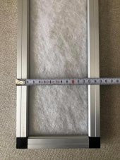 Alüminyum Çerçeveli Elyaf Havalandırma Filtresi 15x35cm - 4