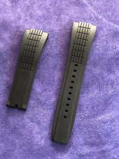 Tag Heuer Uyumlu Siyah Silikon Kordon 26mm - 5