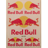 Red Bull Motorsiklet Sticker - 1