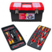 İzeltaş 19" Plastik Takım Çantası Elektrikçi Set 23Parça 8440001023 - 1