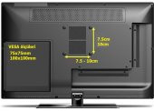 tarix WB-03 Küçük Tvler için Hareketli Askı Aparatı 17" - 27" - 5