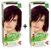 MM Beauty Bitkisel Saç Boyası Kızıl Kestane M15- (2 ADET) - 1