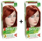 MM Beauty Bitkisel Saç Boyası Kızıl M25 (2 ADET) - 1