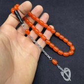 Kapsül Model Püsküllü 8-10mm Ateşi Sıkma Kehribar Tesbih thumbnail 1