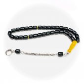 Çubuk Malzeme Püsküllü Kesme Model 8-9mm Sıkma Kehribar Tesbih thumbnail 2