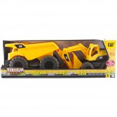 Cat İnşaat Ekibi 2 li İş Makinesi Seti Kamyon ve Dozer - 1