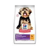 Hill's Small Miniature Sensitive Stomach & Skin Hassas Tavuklu Yetişkin Köpek Maması 1.5 KG Açık Mama - 1