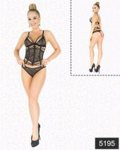 Arias Closet Simli Dantel Büstiyer Takım - 1