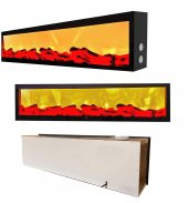Dekoratif Yapay Şömine 150 X 35 X 17 CM Elektrikli Şömineler - 4