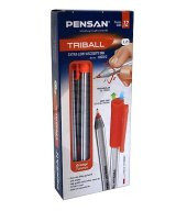 Pensan Tükenmez Kalem Triball 1.0 MM Bilye Uç Turuncu 12 Lİ 1003 - 2