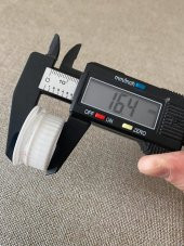 Kilitli Beyaz Plastik Kapak 29,5mm 10 Adet thumbnail 4