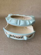 Antika Porselen Mücevher Kutusu 19x13x11cm - 3