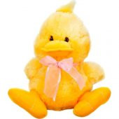 Ördek Peluş 30 cm. - Pembe Kurdeleli SUN-1039 - 1
