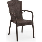 Mandella Doğa Rattan Koltuk (4 Adet) Kahverengi - 2