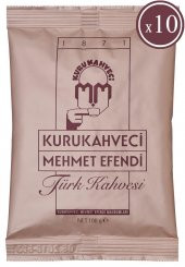 Mehmet Efendi Türk Kahvesi 100 gr x 10 Adet - 1