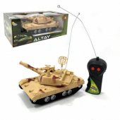 Uzaktan Kumandalı Tank Işıklı Çöl Rengi Yarım Fonksiyon - 1