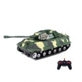 Uzaktan Kumandalı Tank Yeşil Işıklı Sesli Full Fonksiyon - 1