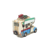Dekoratif Metal Karavan Tenteli Sevimli Karavan - 3