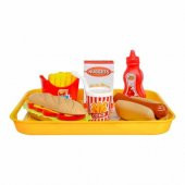 Oyuncak Hamburger Seti Tepsili Sekiz Parça - 1