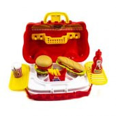 Oyuncak Hamburger Set 26 Parça Arabalı Set - 1