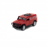 Metal Hummer Çek Bırak Model Araba Kırmızı Işıklı 12 Cm - 1