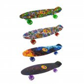 Kaykay Işıklı 55 CM Şeffaf Tekerlekli - 1