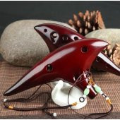 Valkyrie 12 Delik Seramik Flüt Alto Ocarina Sualtı Müzik Enstrüman Müzik Lover Stil Acemi Enstrüman - 2