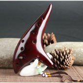 Valkyrie 12 Delik Seramik Flüt Alto Ocarina Sualtı Müzik Enstrüman Müzik Lover Stil Acemi Enstrüman - 1