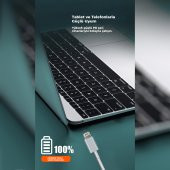 ScHitec İphone 8 6A 100W Type-C to Lightning 2Metre Süper Hızlı Data ve Şarj Kablosu thumbnail 3