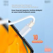 ScHitec İphone 8 6A 100W Type-C to Lightning 2Metre Süper Hızlı Data ve Şarj Kablosu thumbnail 5