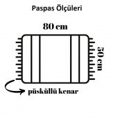 Orkide Desen Banyo Perdesi, Baskılı Paspas Takımı, Tek Kanat Su Geçirmez Banyo Perdesi Paspas Seti - 3