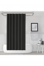 Duş Perdesi Seti, 12 Adet C Halka Hediyeli Banyo Perdesi-Banyo Duş Perdeleri-Banyo Aksesuarları - 1