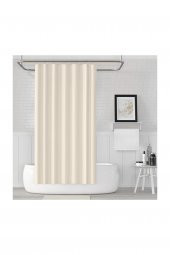 Banyo Perdesi - Tek Kanat Duş Perdesi, Polyester Kumaş Duşakabin Perdesi 180x200 cm Küvet Perdesi thumbnail 1
