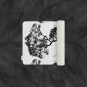 Tropikhome Banyo Paspası Desenli Baskılı 50x80 Püsküllü Polyester Kaymaz Tabanlı Duş Paspası thumbnail 3