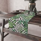 Yaprak Desen Runner - 1