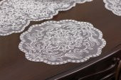 Amerikan Servis 8 Kişilik Valeria Kırık Beyaz Supla ve Runner Set 9 Parça Sunum Takımı Tropikhome - 3