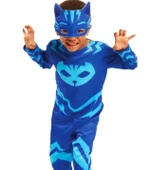 Pijamaskeliler Kedi Çocuk Kostümü Maskesi ile... - 3