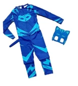 Pijamaskeliler Kedi Çocuk Kostümü Maskesi ile... - 6