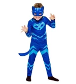 Pijamaskeliler Kedi Çocuk Kostümü Maskesi ile... - 4