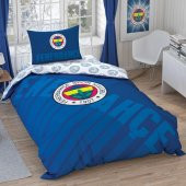 Taç Lisanslı Tek Kişilik Nevresim Takımı Fenerbahçe Lacivert Logo - 1