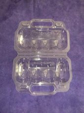 Plastik Donut Taşıma Kabı - 4lü Donat Makaron Seperatörü - 11