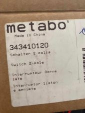 Metabo 2 Kutuplu Şalter Anahtar 343410120 - 7
