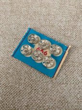 Antika Çıtçıt Düğme 1cm x 6lı - Bakkaliye Koleksiyon Çıt Çıt Düğme - 4